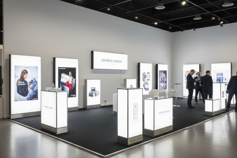 Business Design Centre Exhibition – Lightbox Rental