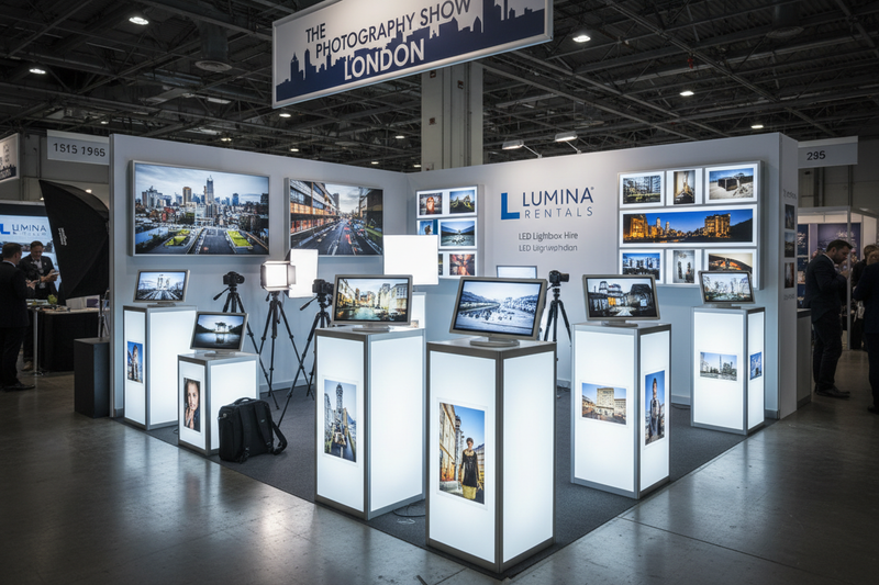 The Photography Show London – LED Lightbox Hire